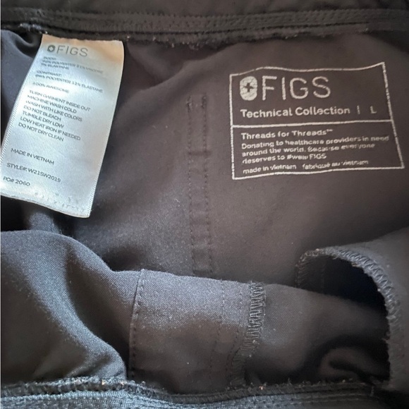 High waisted yola fig scrub pants - Picture 3 of 4